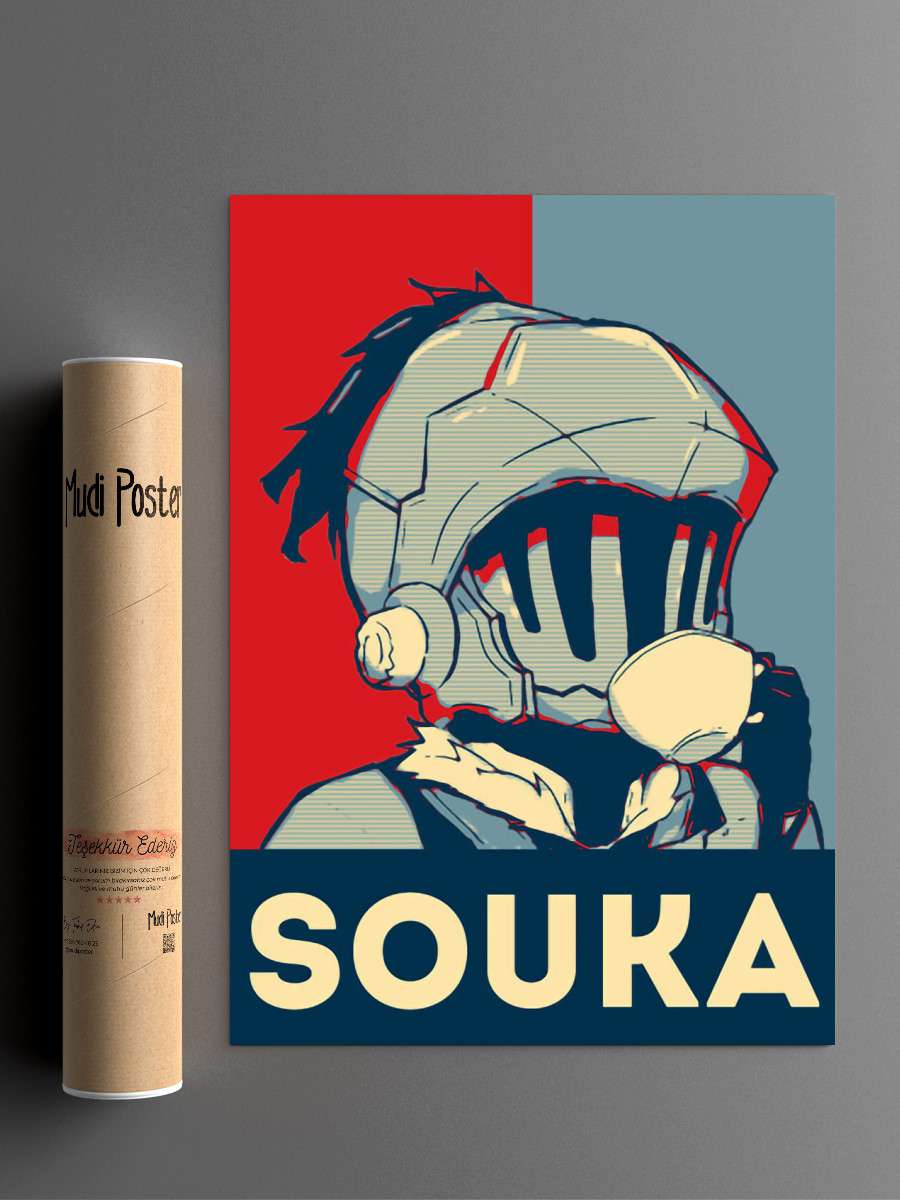 Goblin Slayer Souka Anime Poster Çerçevesiz Yüksek Kalite Anime Duvar Poster