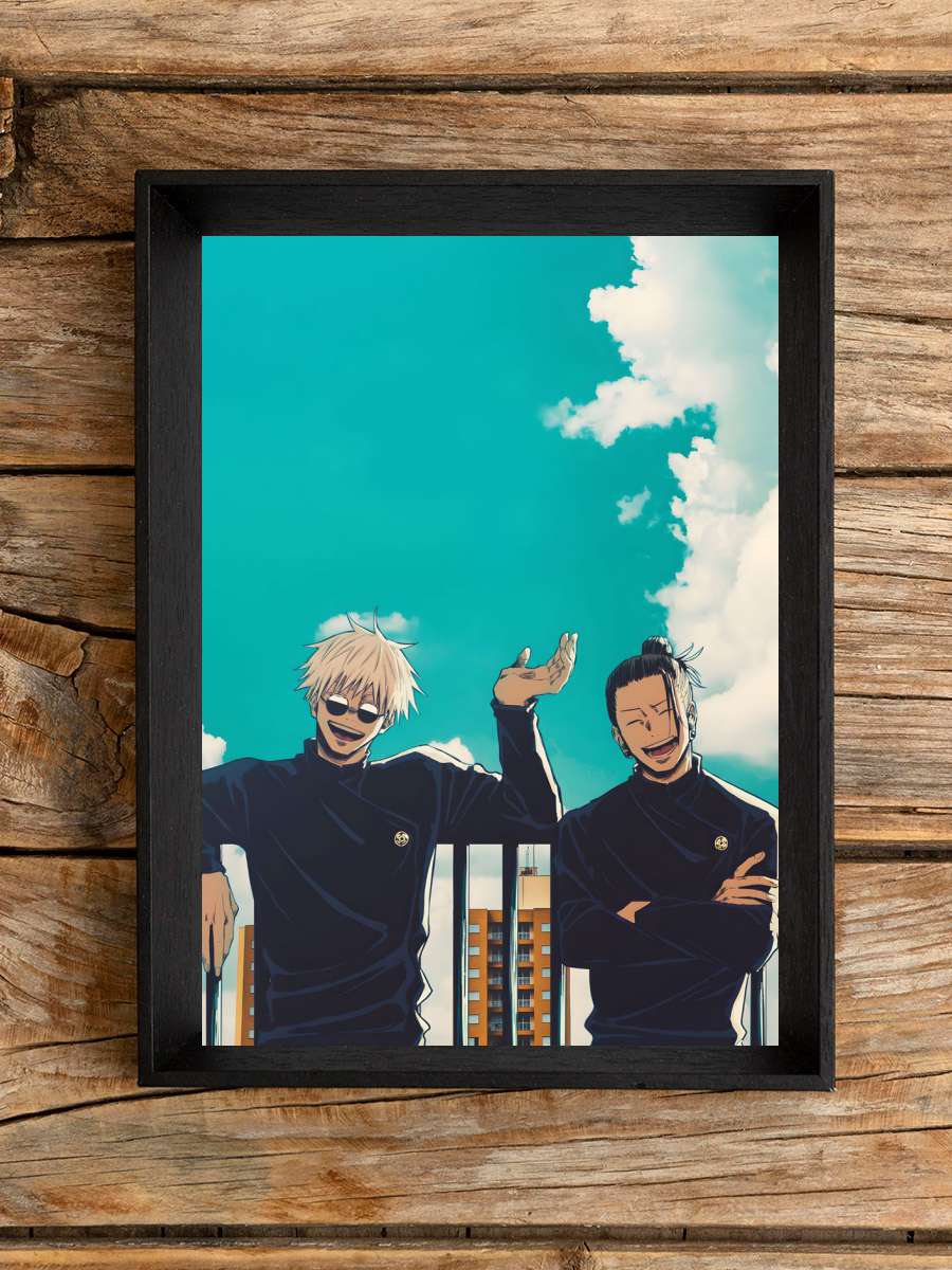 Gojo and Geto Anime Poster Çerçevesiz Yüksek Kalite Anime Duvar Poster