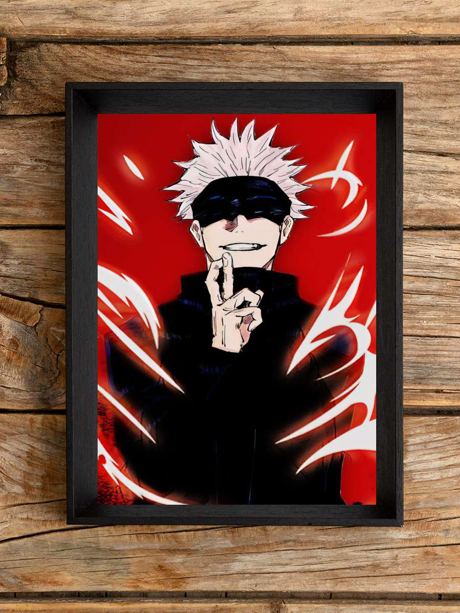 Gojo jujutsu kaisen Anime Poster Çerçevesiz Yüksek Kalite Anime Duvar Poster