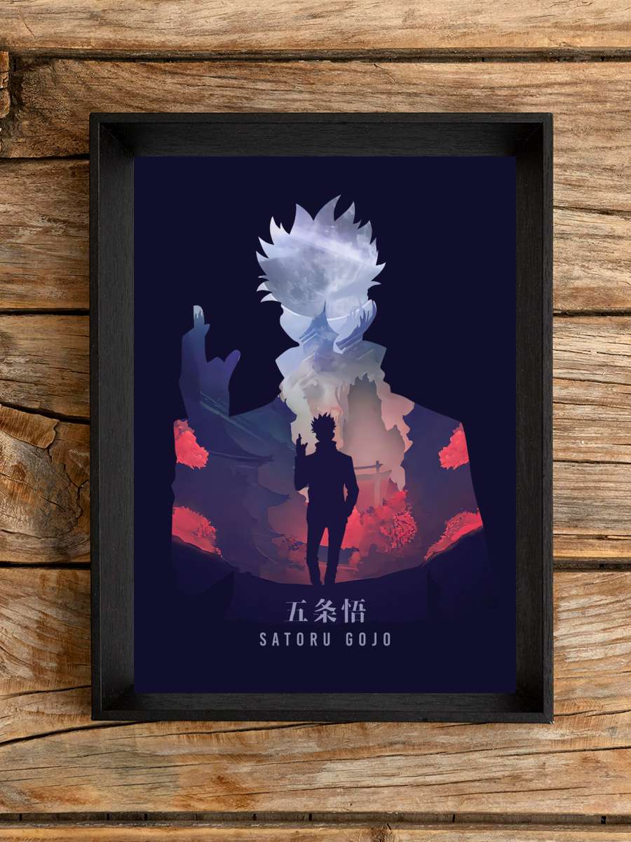 Gojo Satoru Jujutsu Anime Anime Poster Çerçevesiz Yüksek Kalite Anime Duvar Poster