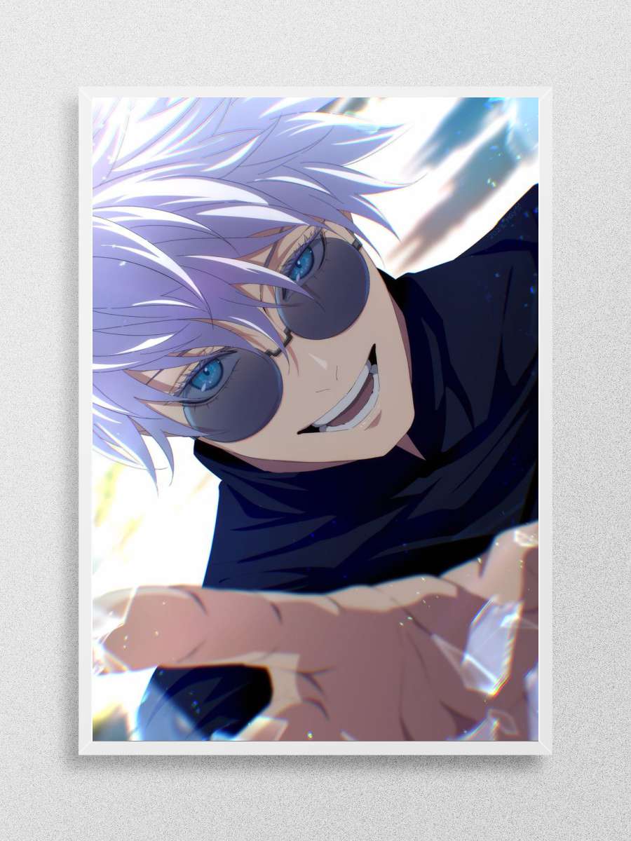 gojo satoru jujutsu kaisen Anime Poster Çerçevesiz Yüksek Kalite Anime Duvar Poster