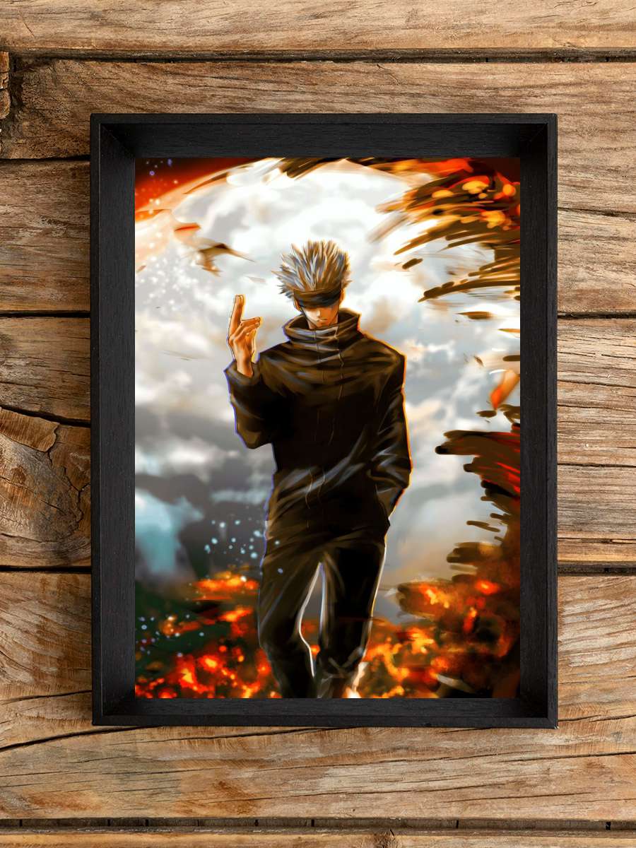 Gojo satoru jujutsu kaisen Anime Poster Çerçevesiz Yüksek Kalite Anime Duvar Poster