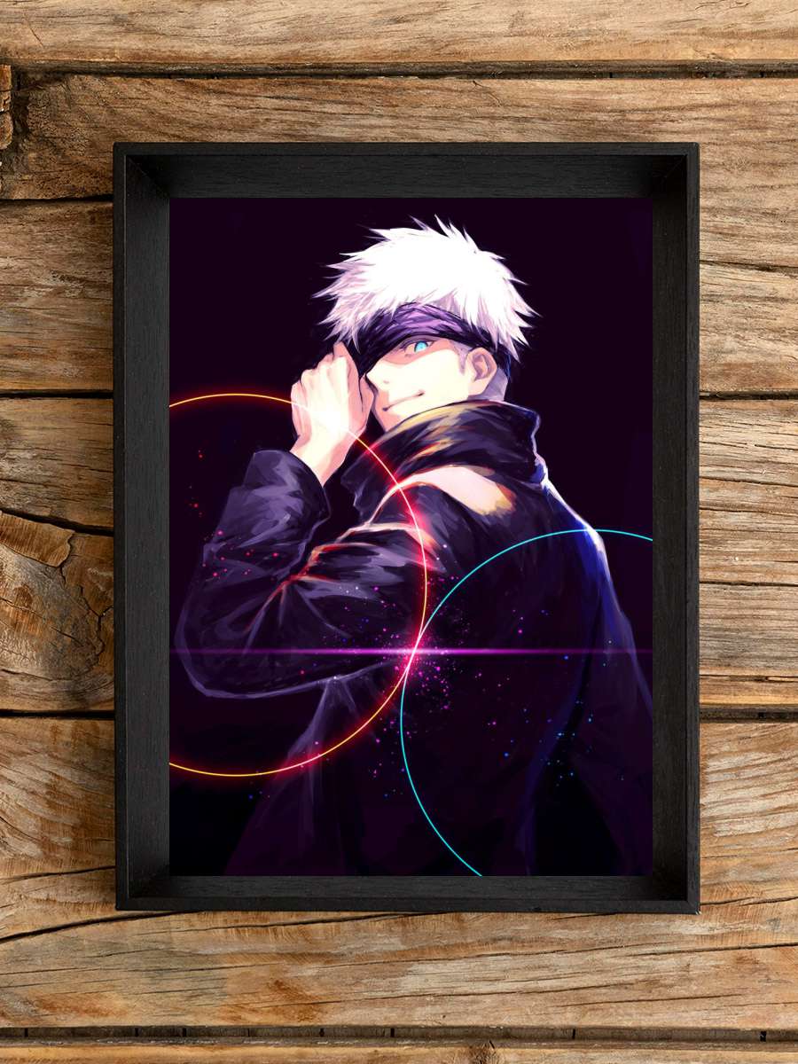gojo satoru jujutsu Anime Poster Çerçevesiz Yüksek Kalite Anime Duvar Poster
