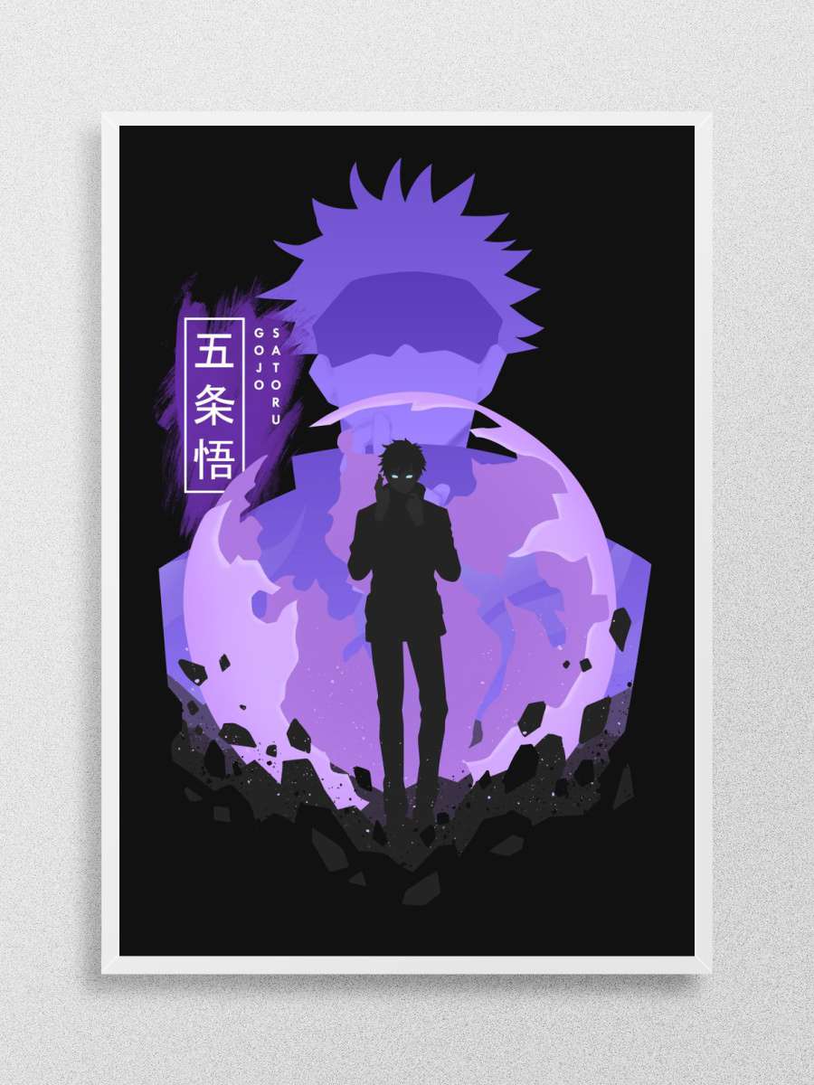 Gojo Satoru Anime Poster Çerçevesiz Yüksek Kalite Anime Duvar Poster