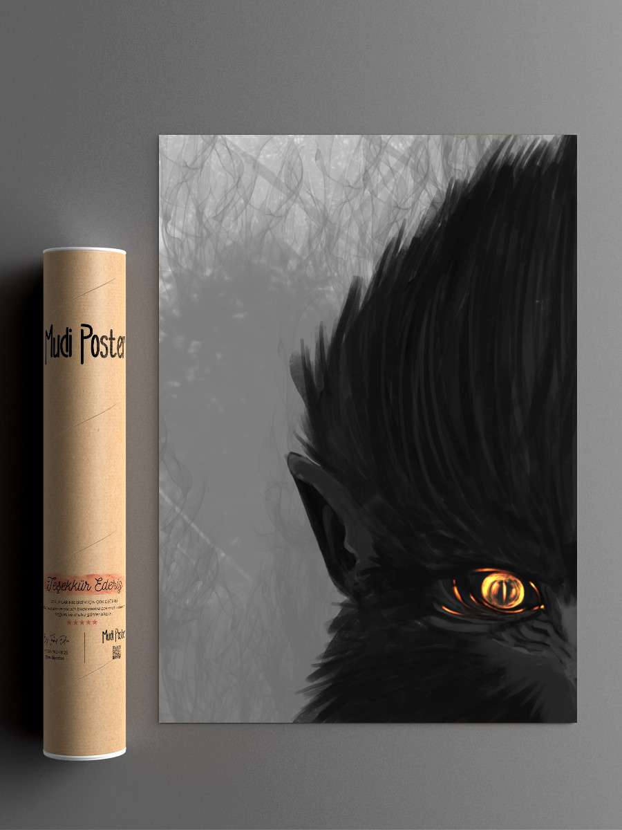 Golden Eye Anime Poster Çerçevesiz Yüksek Kalite Anime Duvar Poster