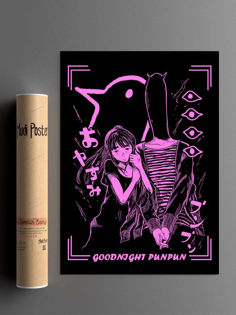 Goodnight punpun Anime Poster Çerçevesiz Yüksek Kalite Anime Duvar Poster