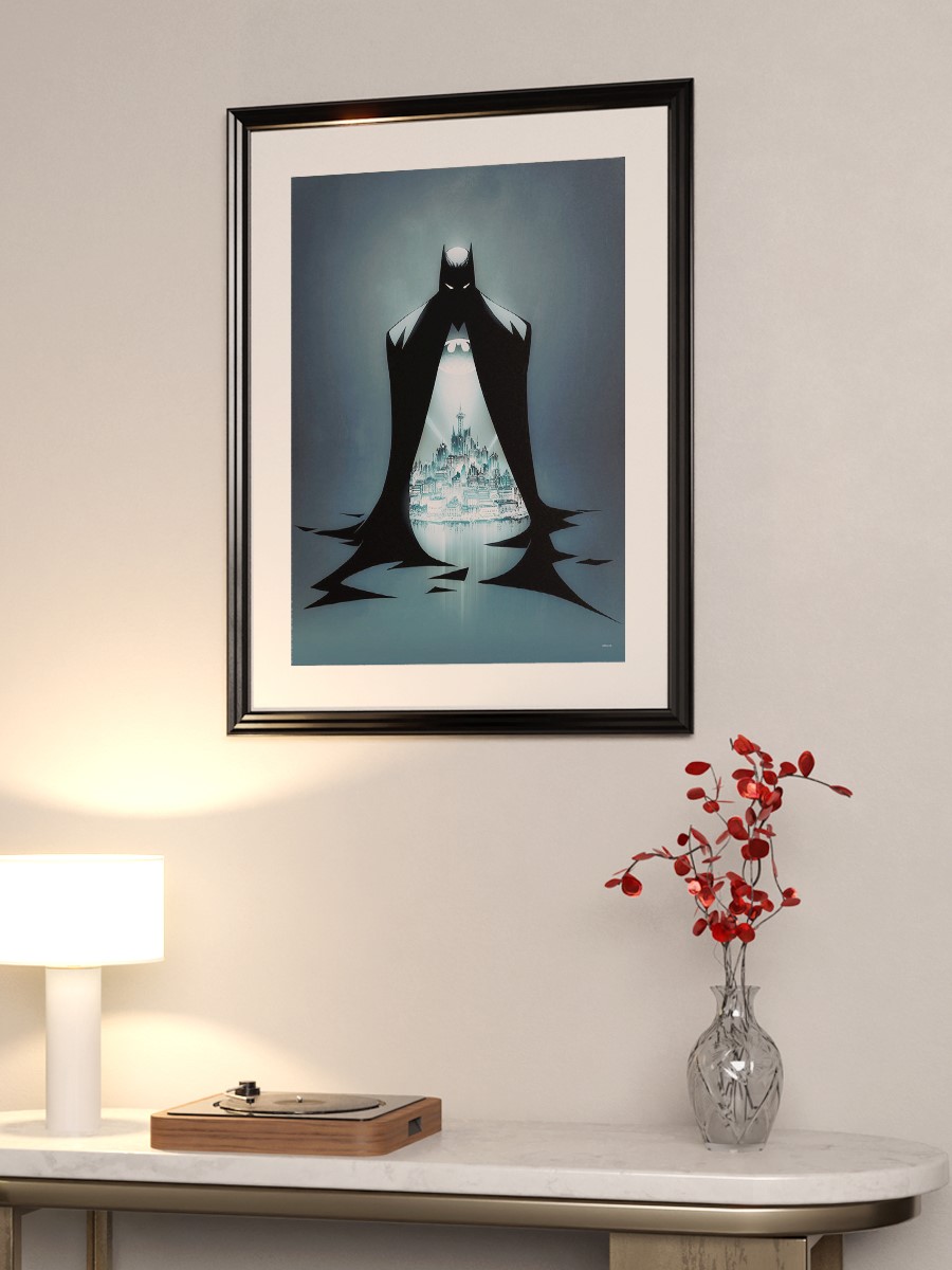 Gotham Protector by Greg Capullo Poster, Çerçevesiz Tv Film Poster