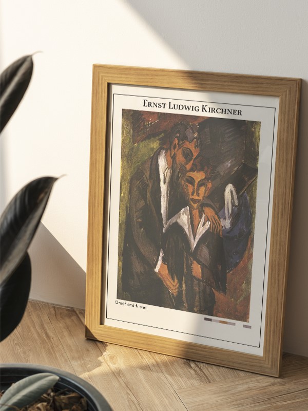 Ernst Ludwig Kirchner Graef and friend Poster
