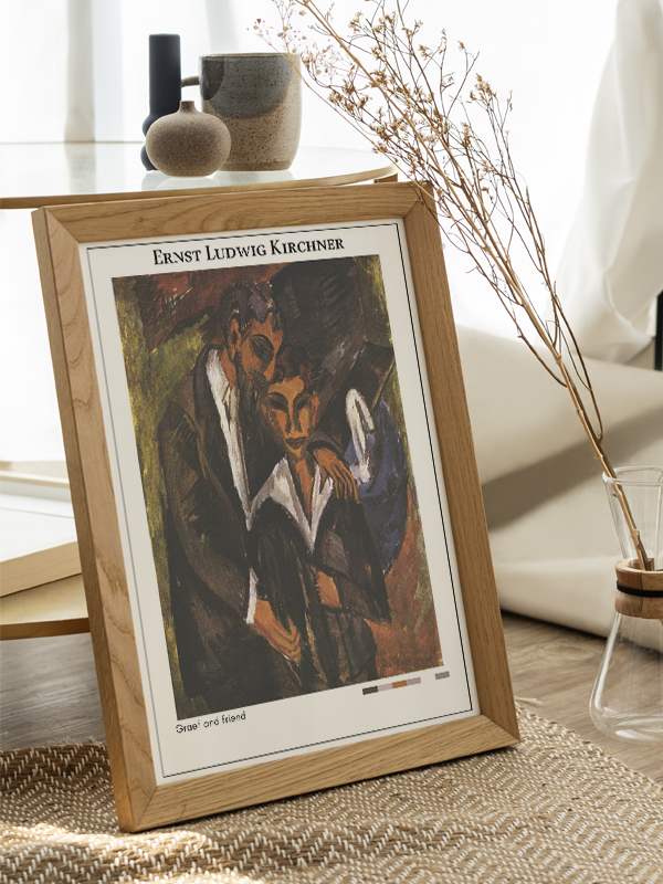 Ernst Ludwig Kirchner Graef and friend Poster