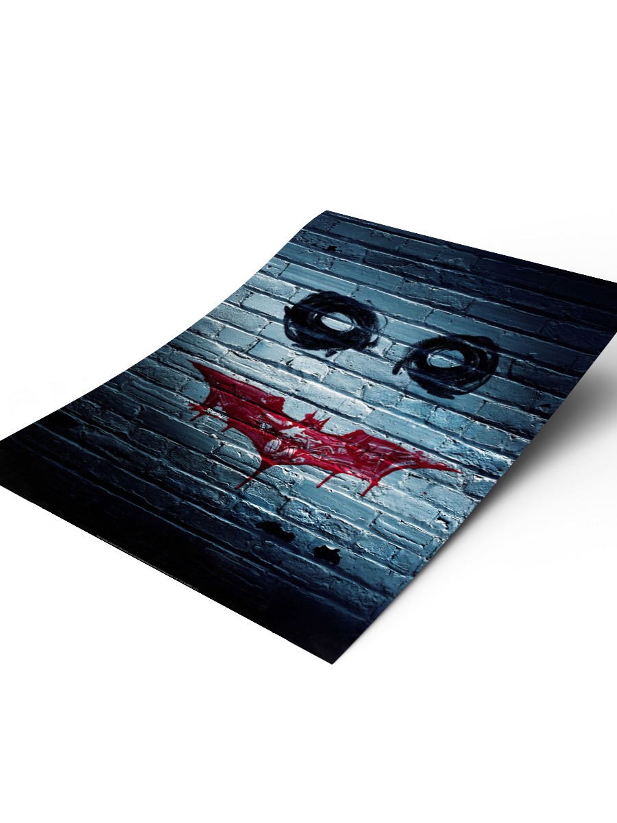 Graffiti in Gotham City Poster, Çerçevesiz Tv Film Poster