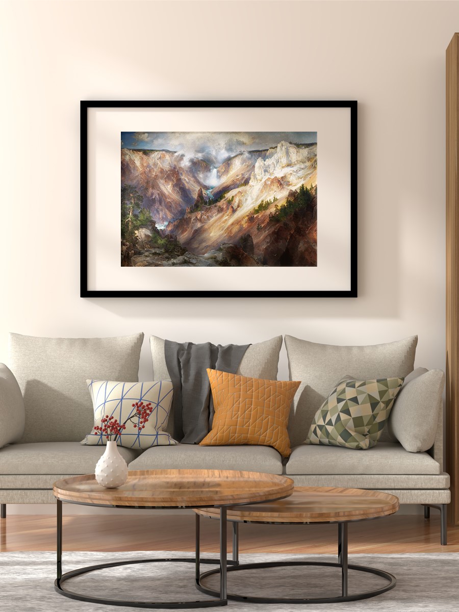 Grand Canyon Yellowstone Tablo Sanatsal Ünlü Ressam Poster Çerçevesiz Yüksek Kalite Poster