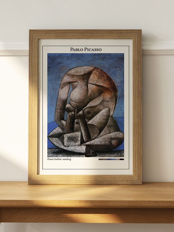 Pablo Picasso Great bather reading Poster - En İyi Fiyatlarla