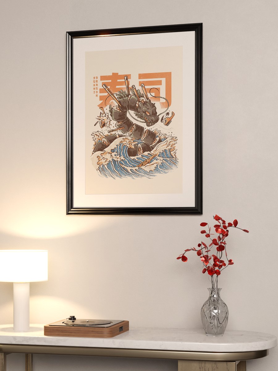GREAT SUSHI DRAGON Poster, Çerçevesiz Tv Film Poster