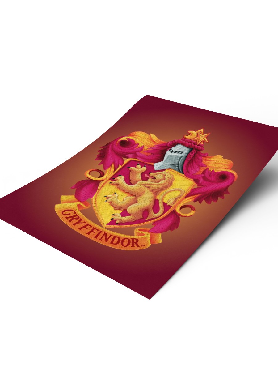 Gryffindor Insignia Poster, Çerçevesiz Tv Film Poster