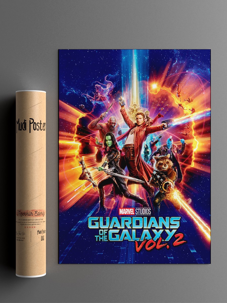 Guardians of the Galaxy vol. 2 Poster, Çerçevesiz Tv Film Poster