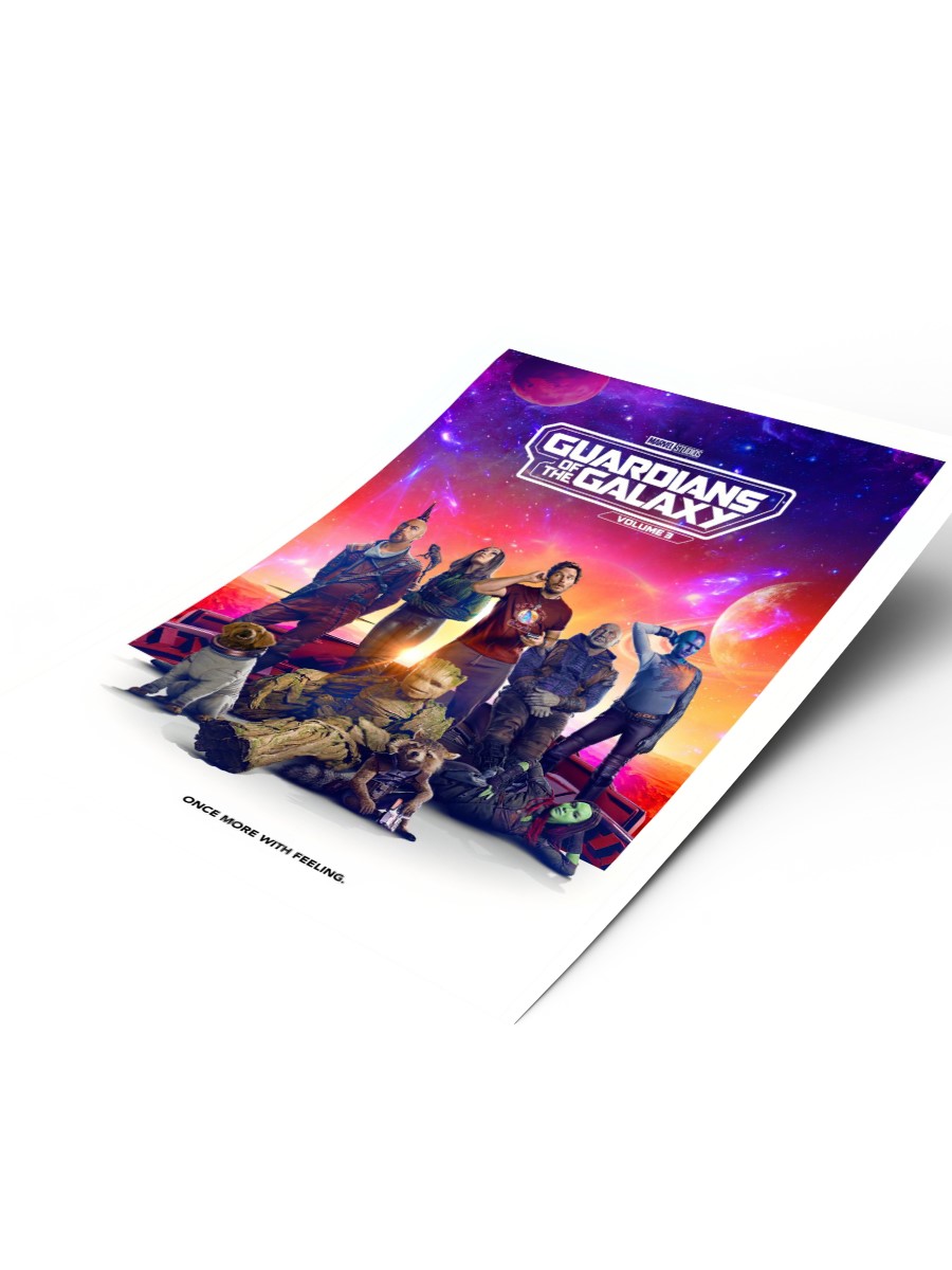 Guardians Vol. 3 Poster, Çerçevesiz Tv Film Poster