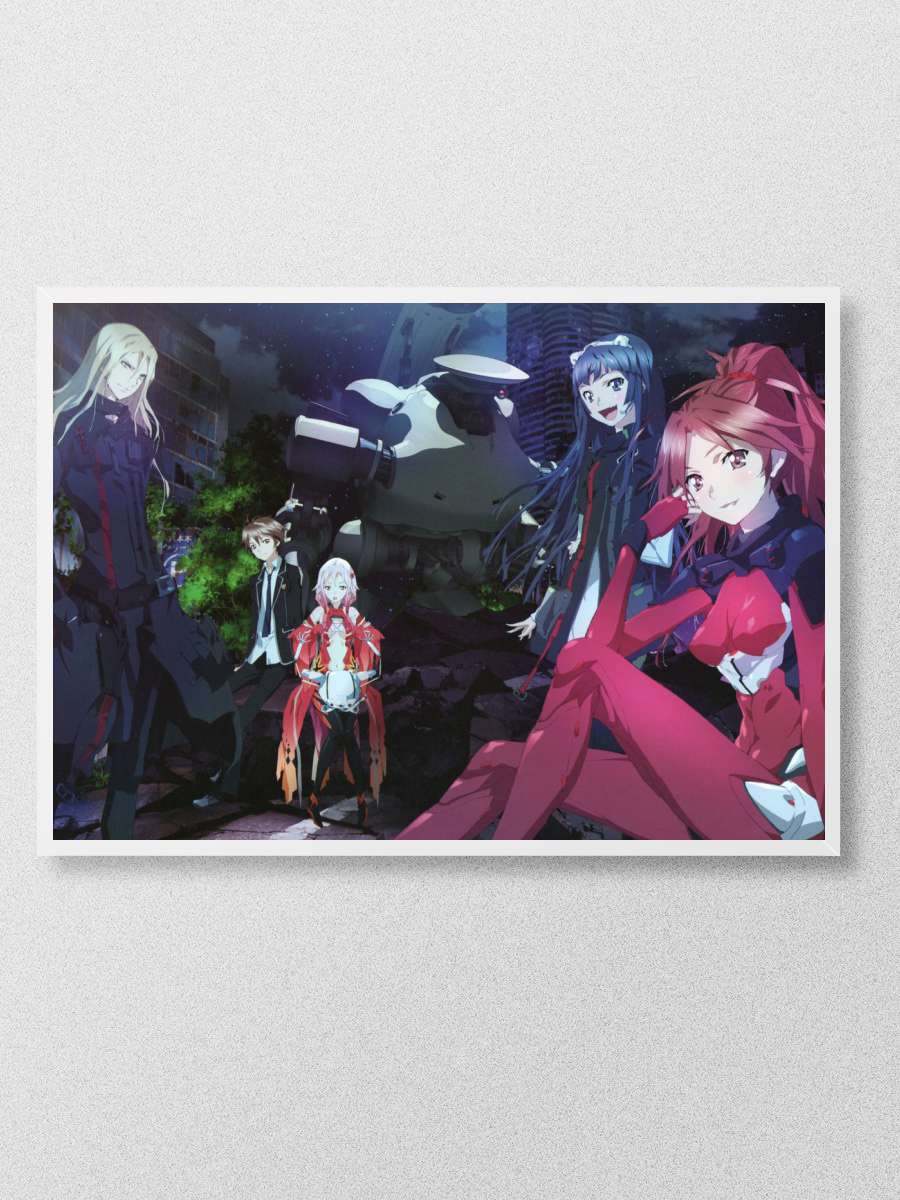 Guilty Crown member Anime Poster Çerçevesiz Yüksek Kalite Anime Duvar Poster