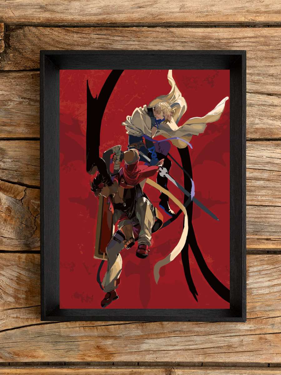 Guilty Gear Anime Poster Çerçevesiz Yüksek Kalite Anime Duvar Poster