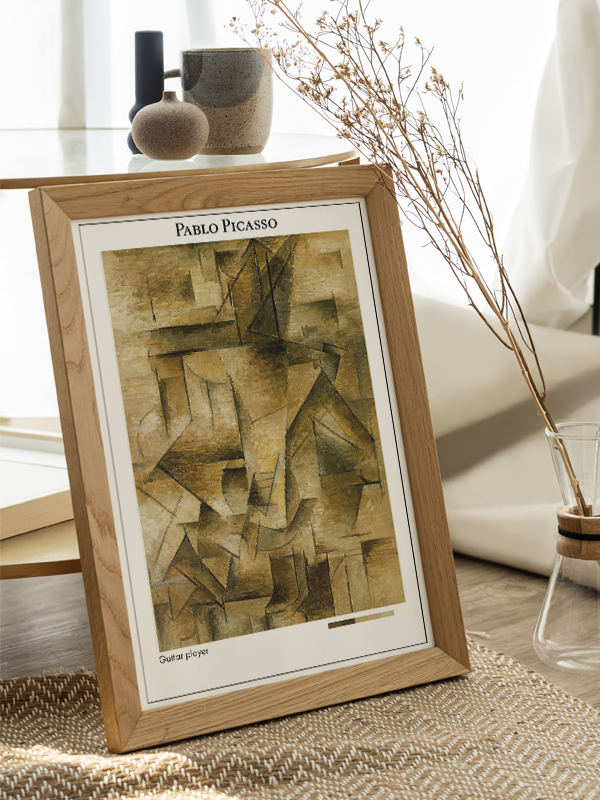 Pablo Picasso Guitar player Poster
