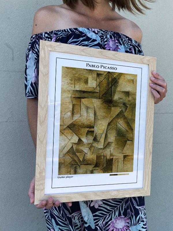 Pablo Picasso Guitar player Poster