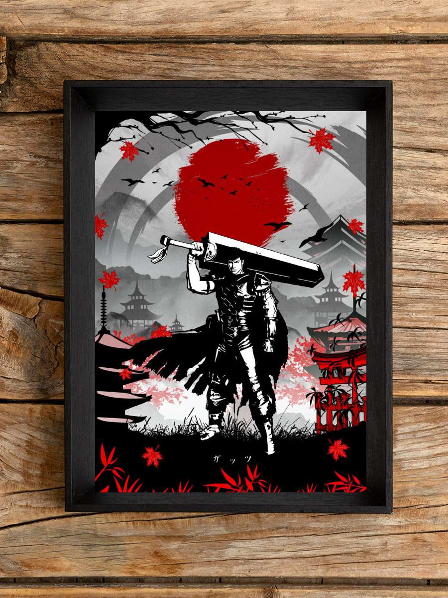Guts Berserk Anime Anime Poster Çerçevesiz Yüksek Kalite Anime Duvar Poster