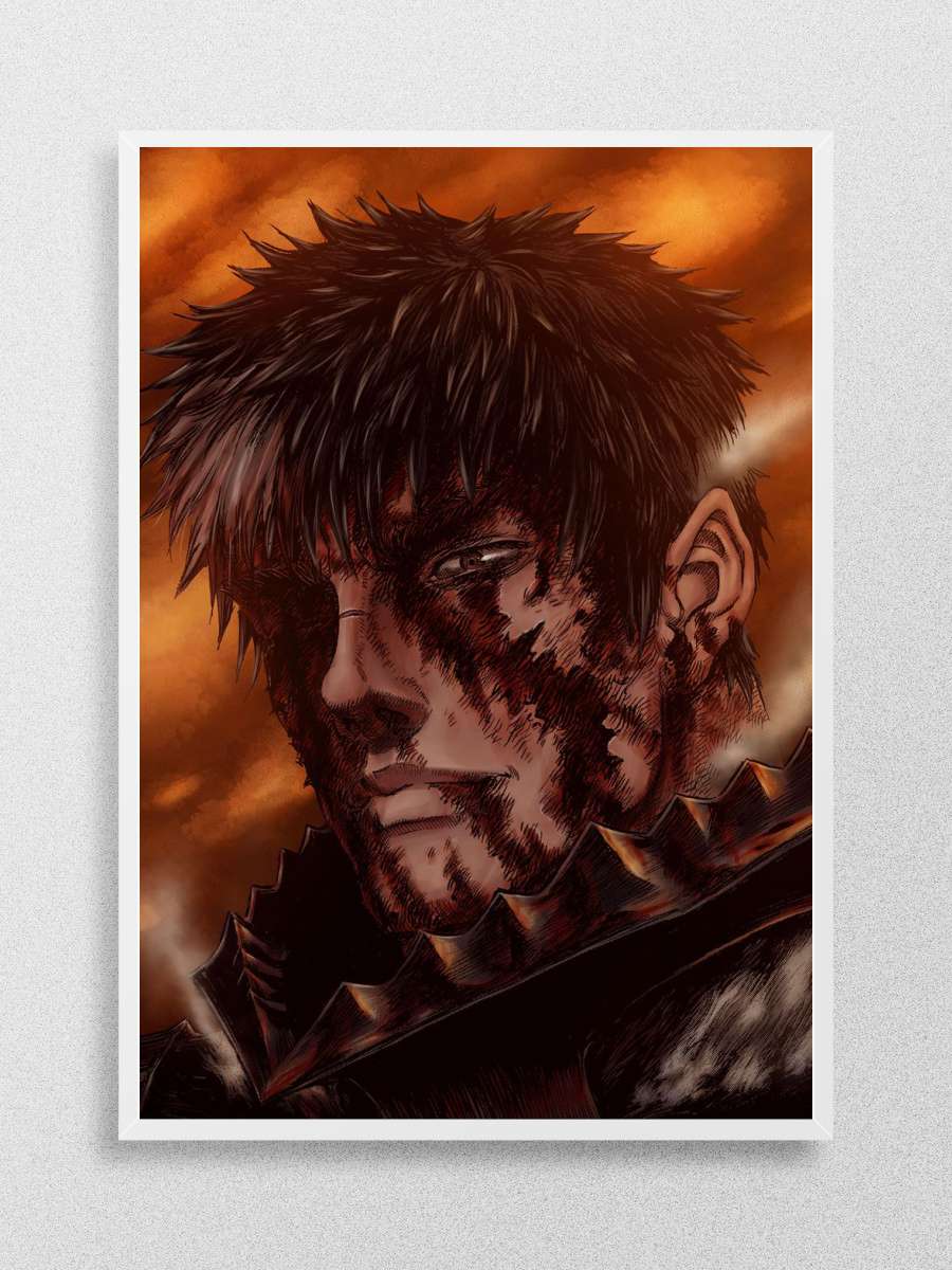 Guts Berserk Anime Poster Çerçevesiz Yüksek Kalite Anime Duvar Poster
