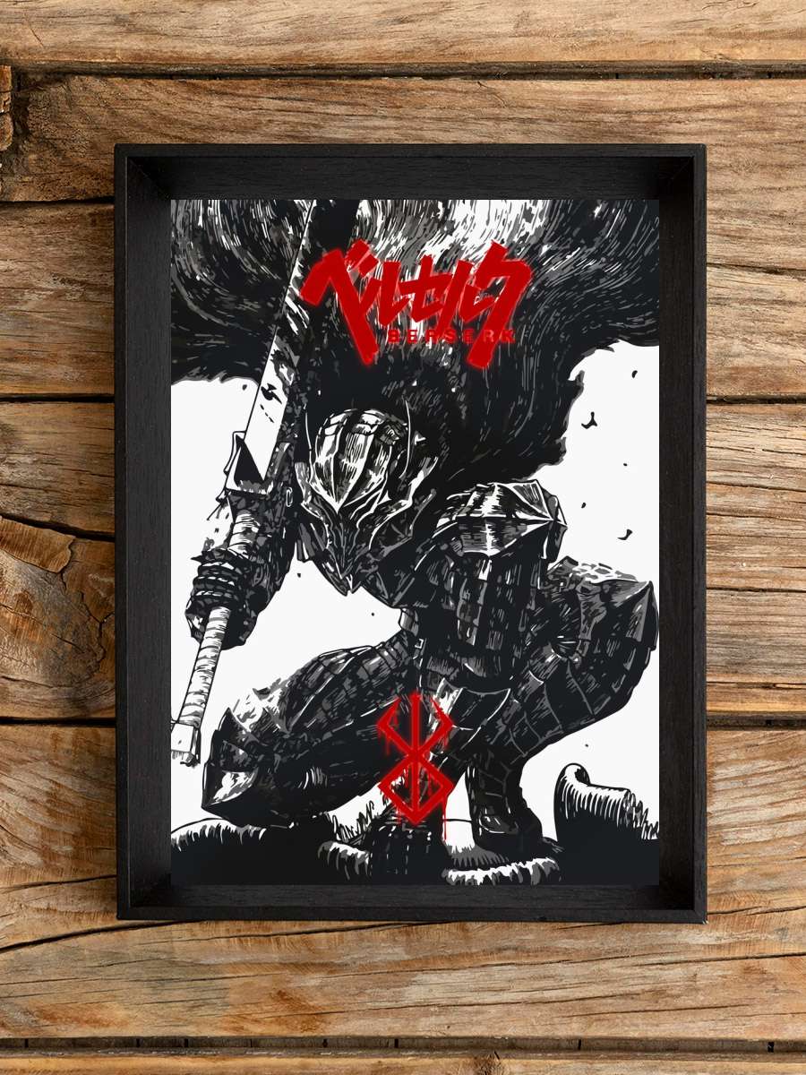 Guts Berserk Anime Poster Çerçevesiz Yüksek Kalite Anime Duvar Poster