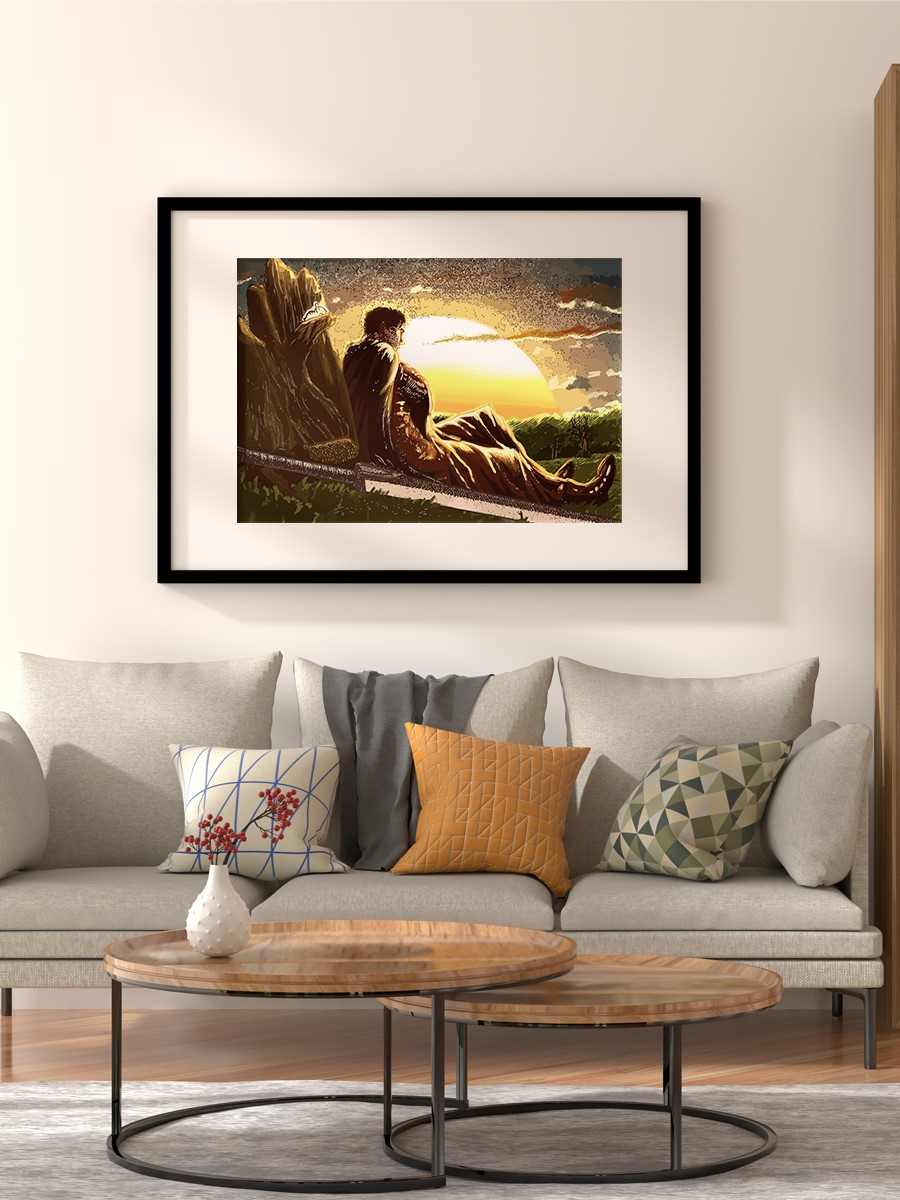 Guts time Anime Poster Çerçevesiz Yüksek Kalite Anime Duvar Poster