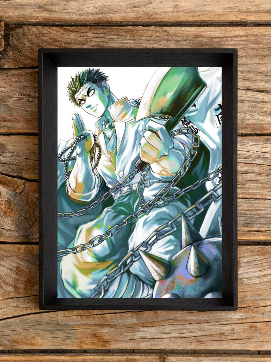Gyomei Himejima kimetsu Anime Poster Çerçevesiz Yüksek Kalite Anime Duvar Poster