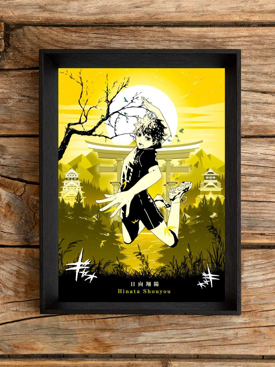 Haikyuu Hinata Shouyou Anime Poster Çerçevesiz Yüksek Kalite Anime Duvar Poster