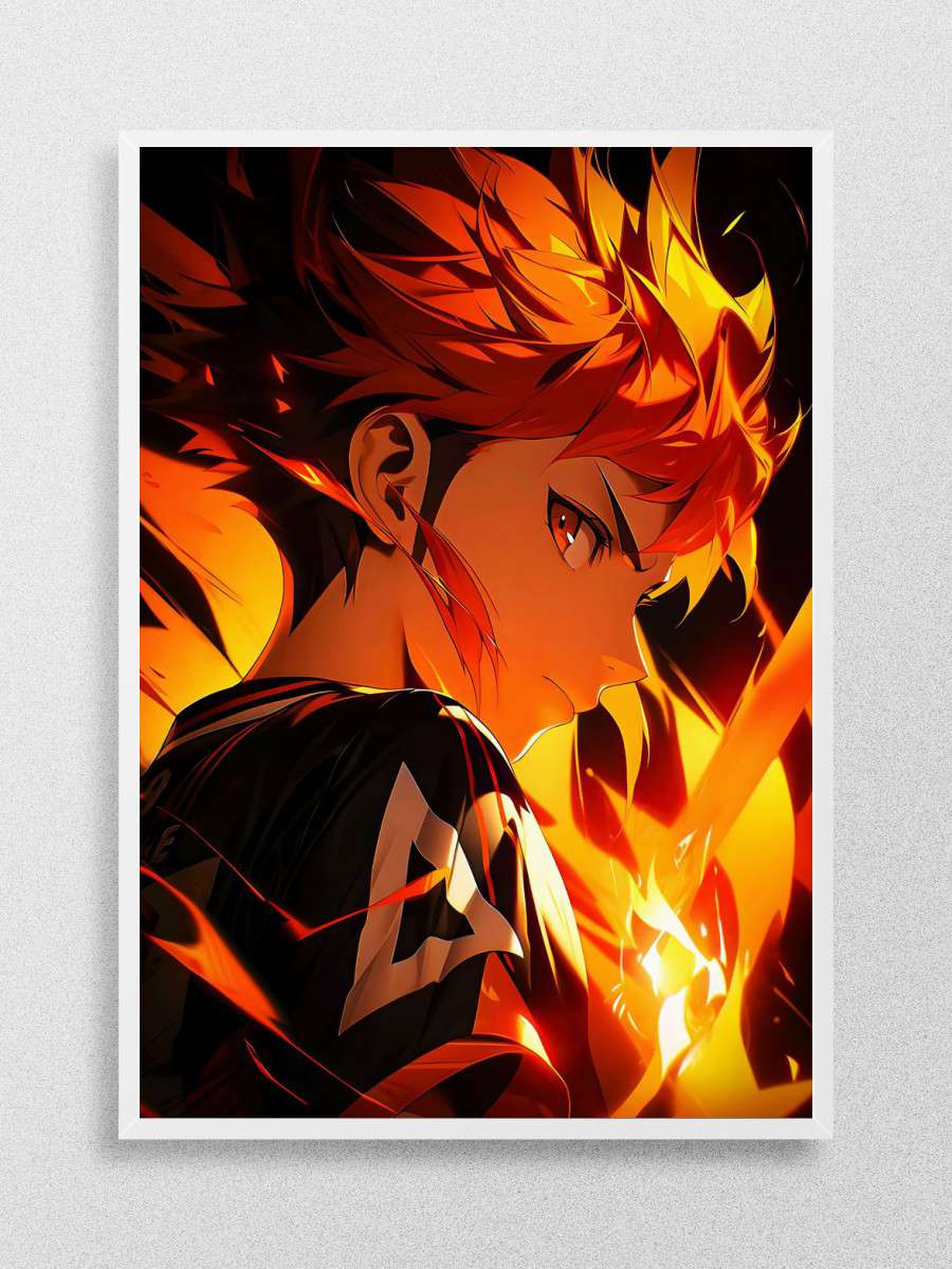 Haikyuu Hinata Shoyo Anime Poster Çerçevesiz Yüksek Kalite Anime Duvar Poster