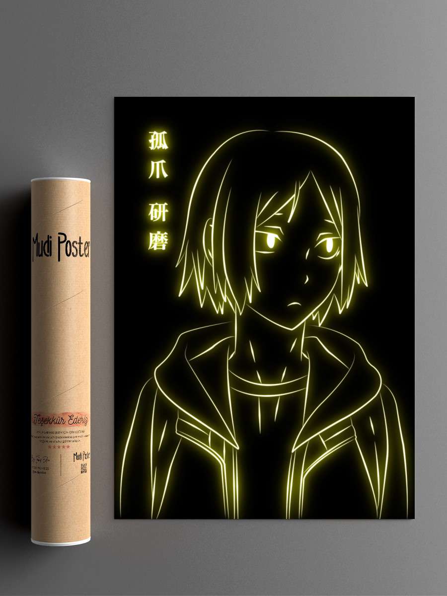 Haikyuu Kenma Anime Poster Çerçevesiz Yüksek Kalite Anime Duvar Poster