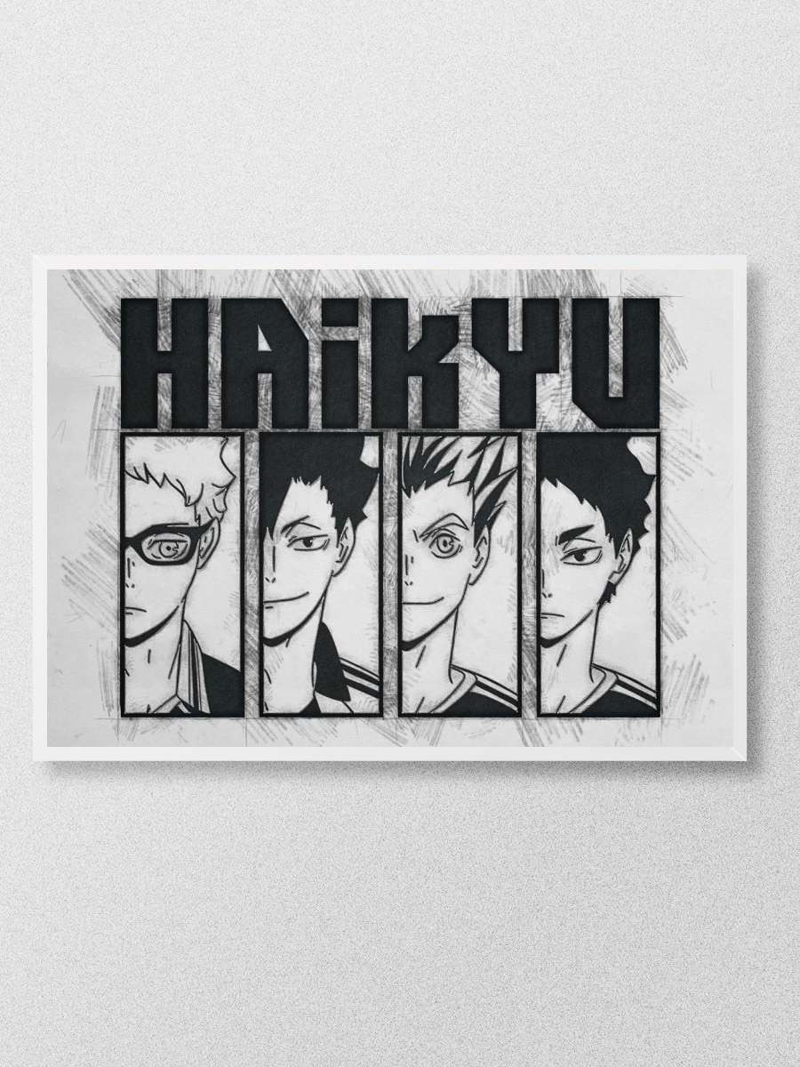 Haikyuu Anime Poster Çerçevesiz Yüksek Kalite Anime Duvar Poster