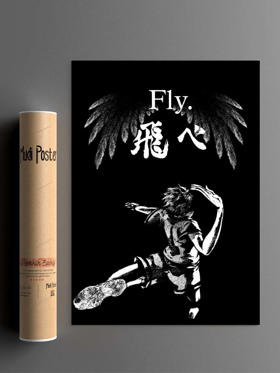 haikyuu Anime Poster Çerçevesiz Yüksek Kalite Anime Duvar Poster