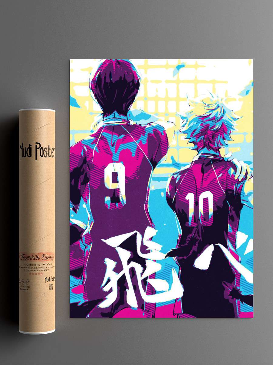 haikyuu Anime Poster Çerçevesiz Yüksek Kalite Anime Duvar Poster