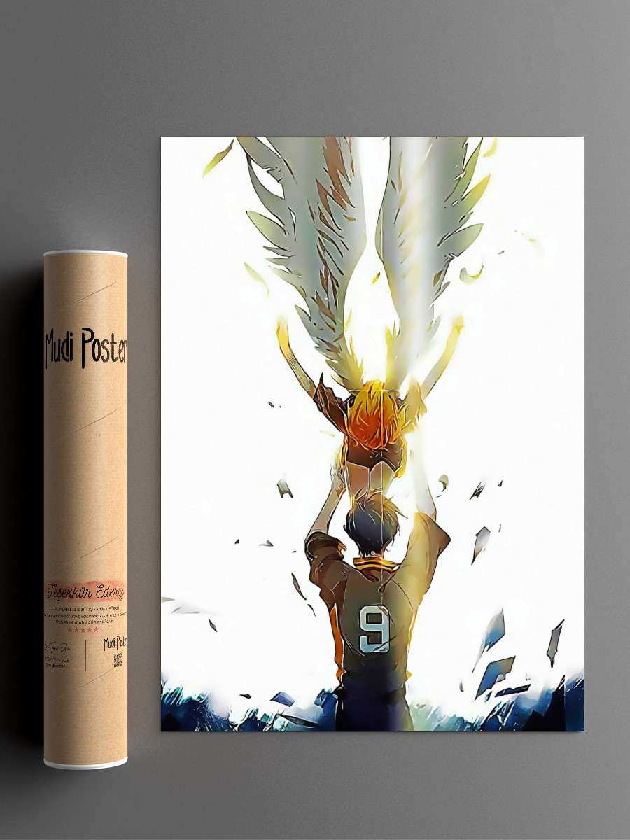 Haikyuu Anime Poster Çerçevesiz Yüksek Kalite Anime Duvar Poster