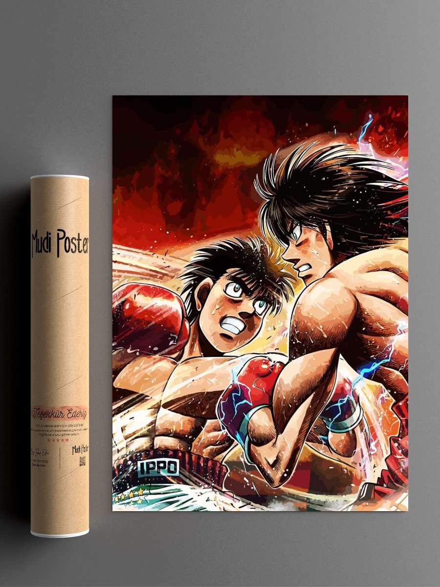Hajime No Ippo Anime Poster Çerçevesiz Yüksek Kalite Anime Duvar Poster