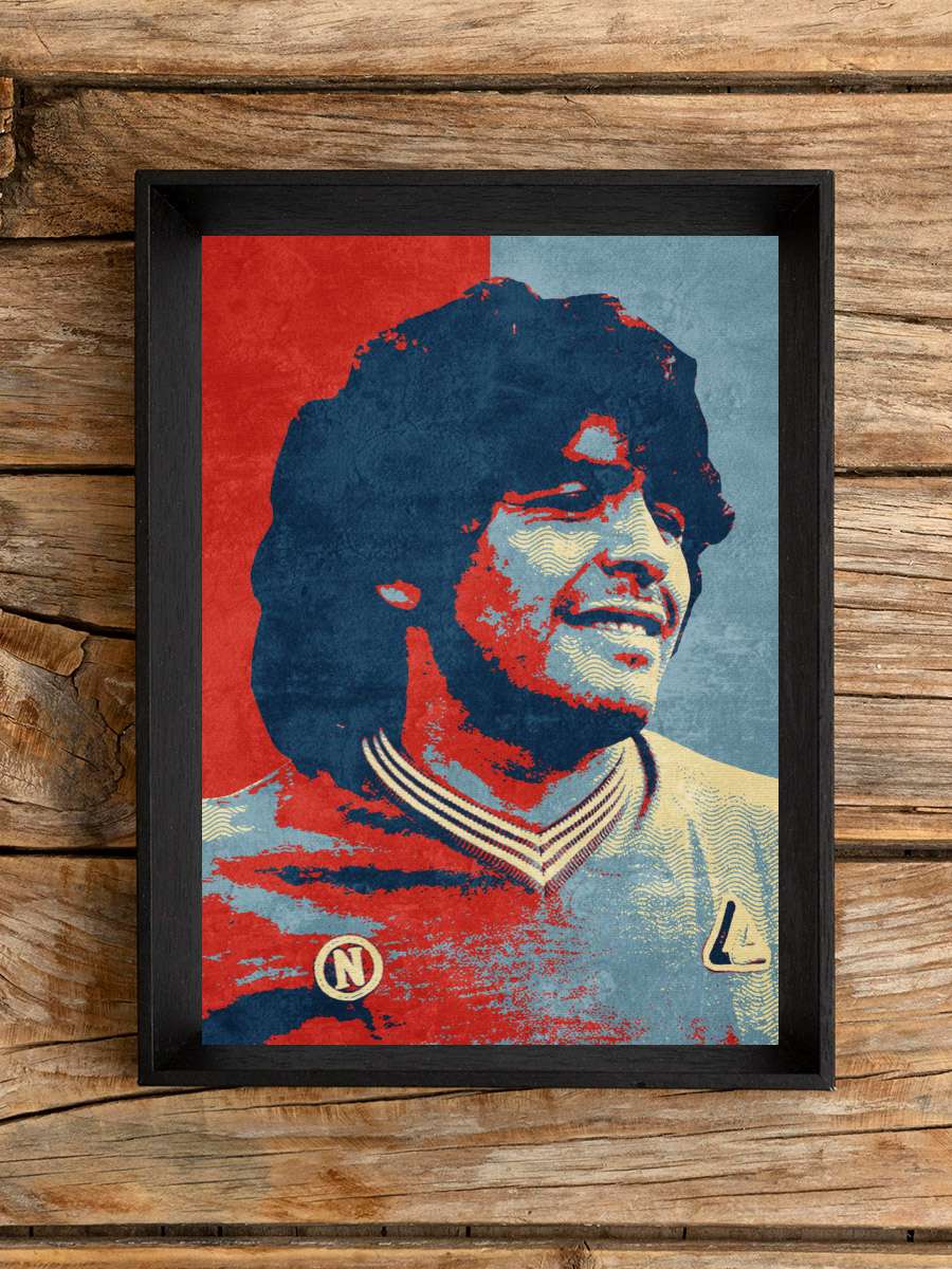 HandGod Futbol Poster Çerçevesiz Yüksek Kalite Futbolcu Duvar Poster