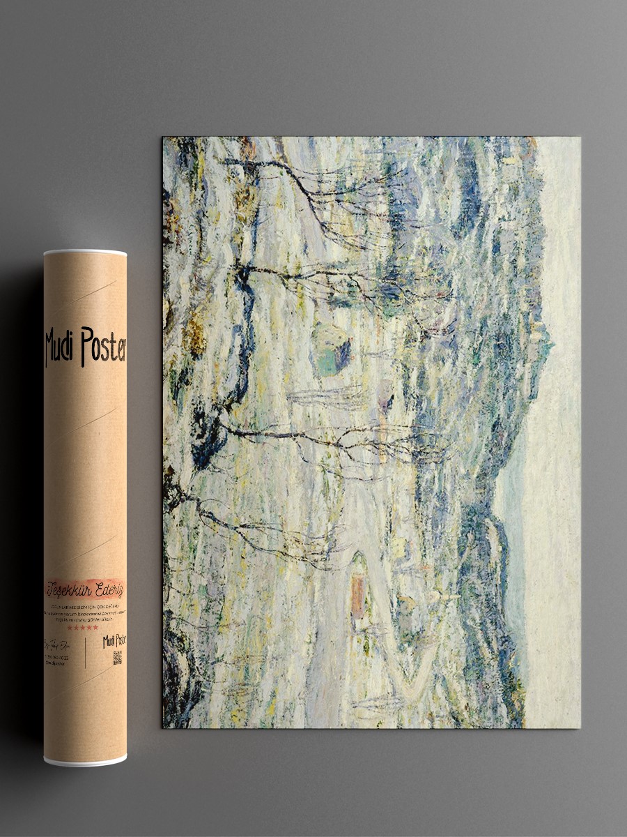 Harlem Valley in Winter Tablo Sanatsal Ünlü Ressam Poster Çerçevesiz Yüksek Kalite Poster
