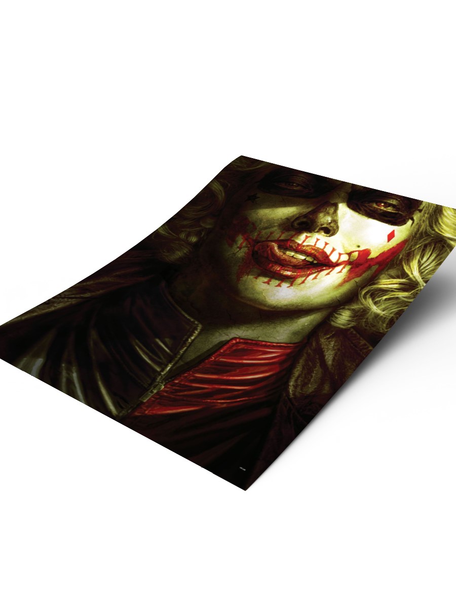 HARLEY by Lee Bermejo Poster, Çerçevesiz Tv Film Poster