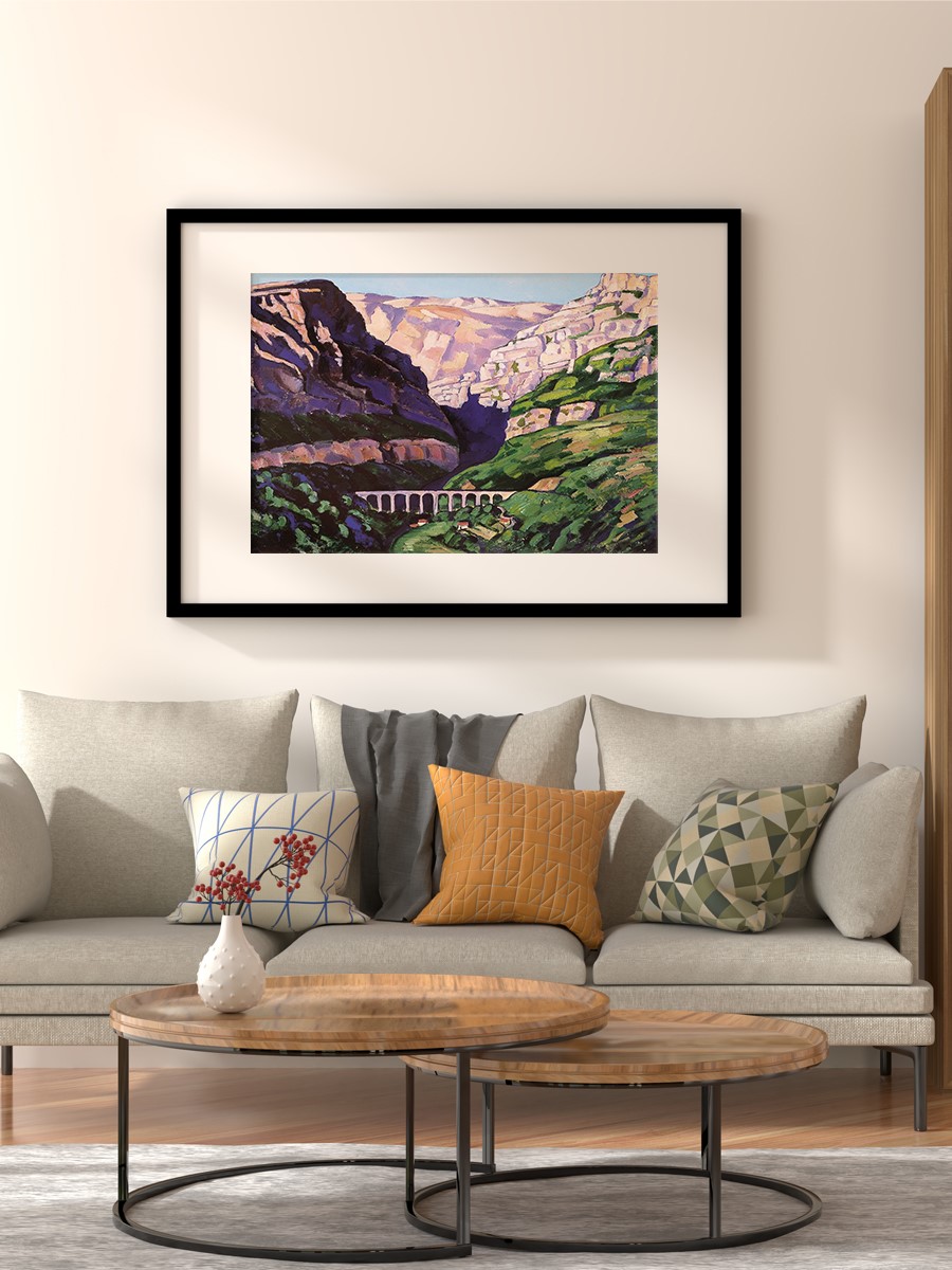Hartley Maritime Alps Tablo Sanatsal Ünlü Ressam Poster Çerçevesiz Yüksek Kalite Poster
