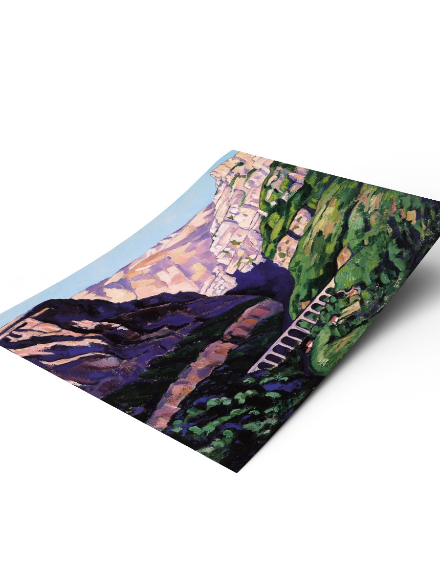 Hartley Maritime Alps Tablo Sanatsal Ünlü Ressam Poster Çerçevesiz Yüksek Kalite Poster