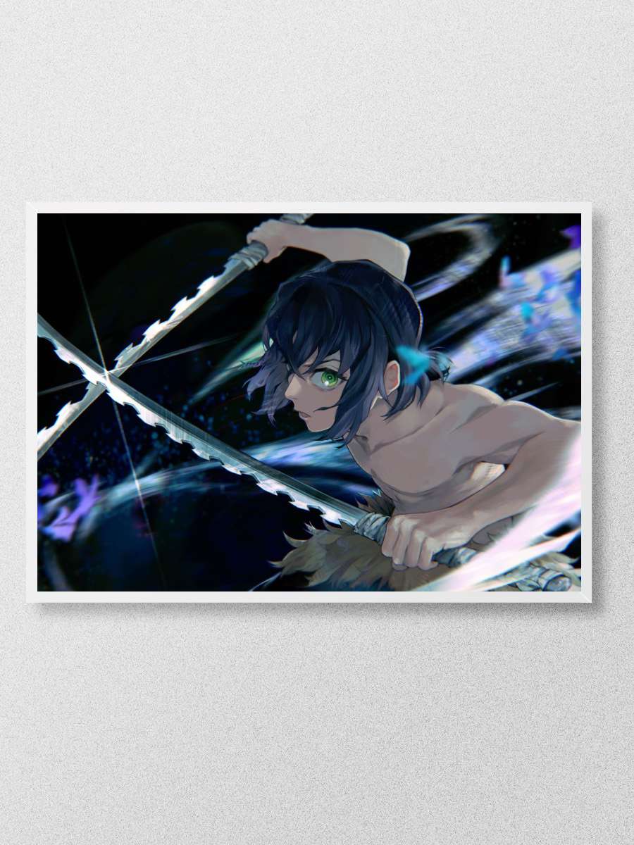 Hashibira Kimetsu No Yaiba Anime Poster Çerçevesiz Yüksek Kalite Anime Duvar Poster