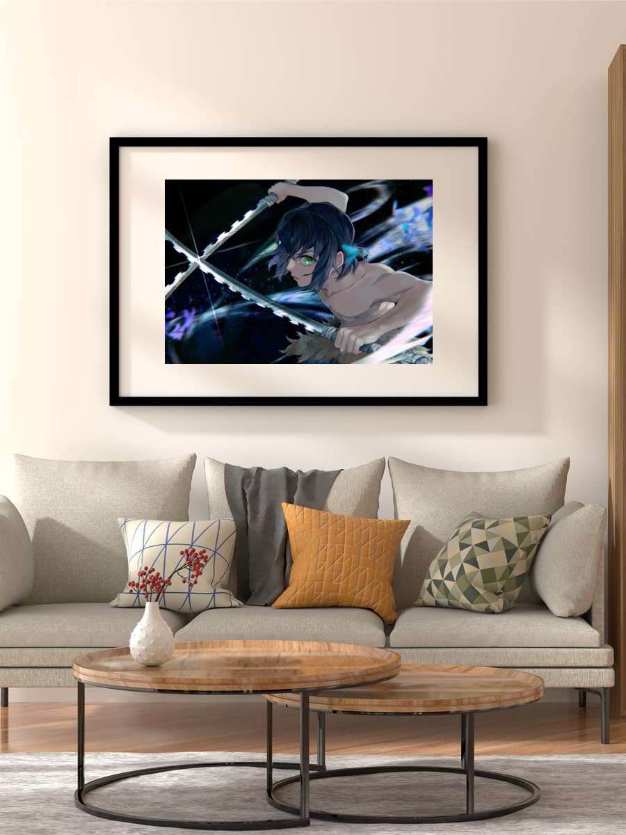 Hashibira Kimetsu No Yaiba Anime Poster Çerçevesiz Yüksek Kalite Anime Duvar Poster