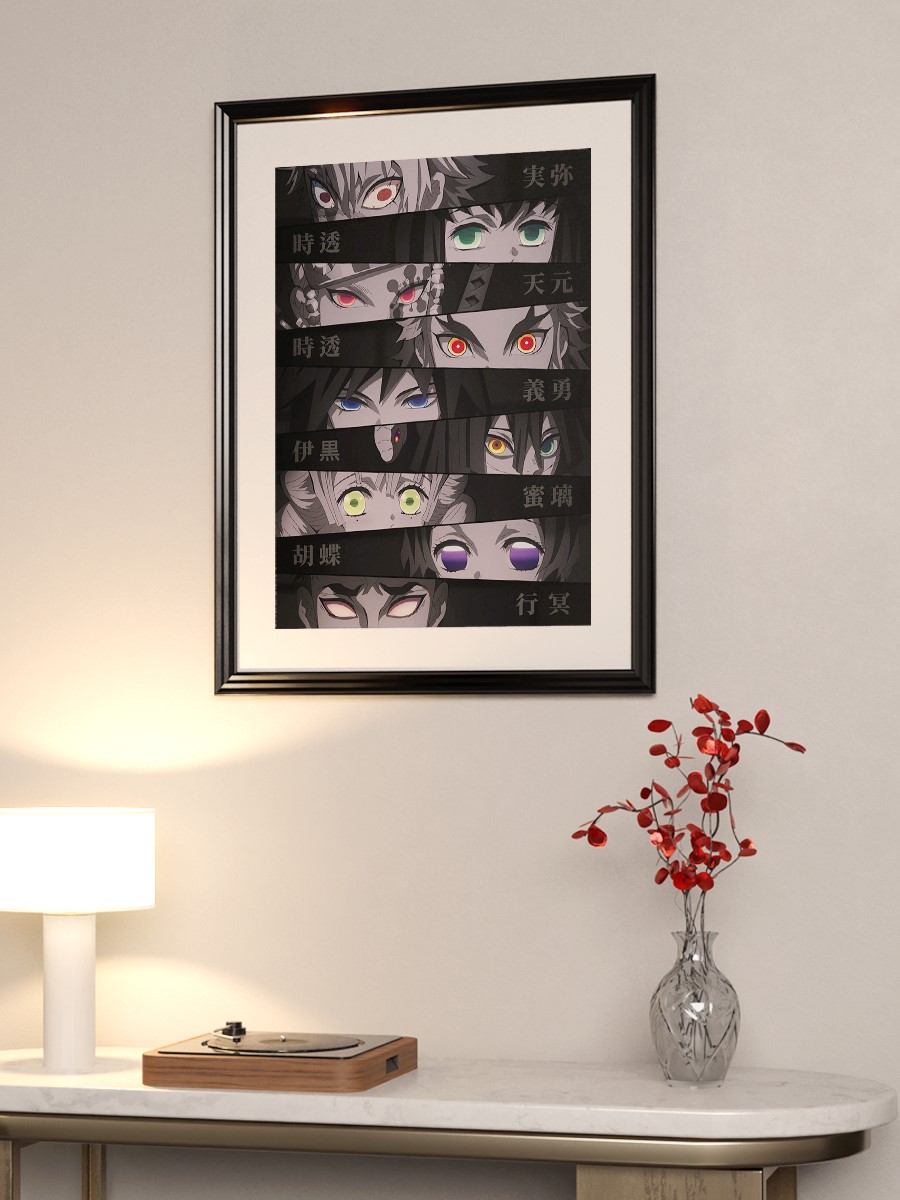 Hashira Demon Slayer Anime Poster Çerçevesiz Yüksek Kalite Anime Duvar Poster