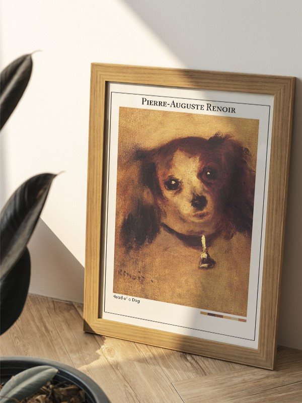 Pierre-Auguste Renoir Head of a Dog Poster