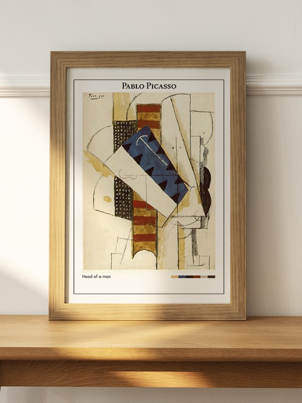 Pablo Picasso Head of a man Poster - En İyi Fiyatlarla