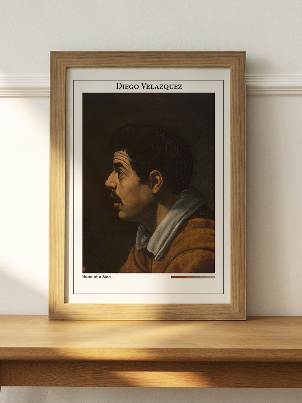 Diego Velazquez Head of a Man Poster - En İyi Fiyatlarla