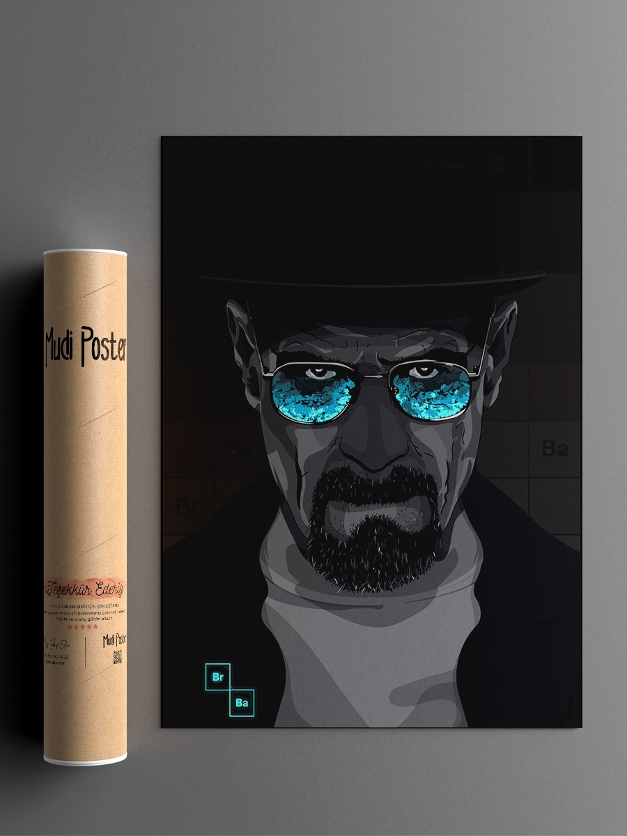 Heisenberg Poster, Çerçevesiz Tv Film Poster