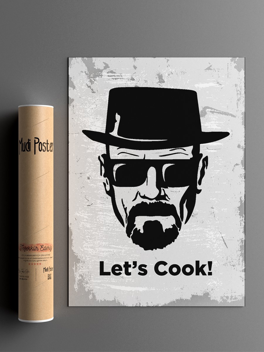Heisenberg Lets cook  Poster, Çerçevesiz Tv Film Poster